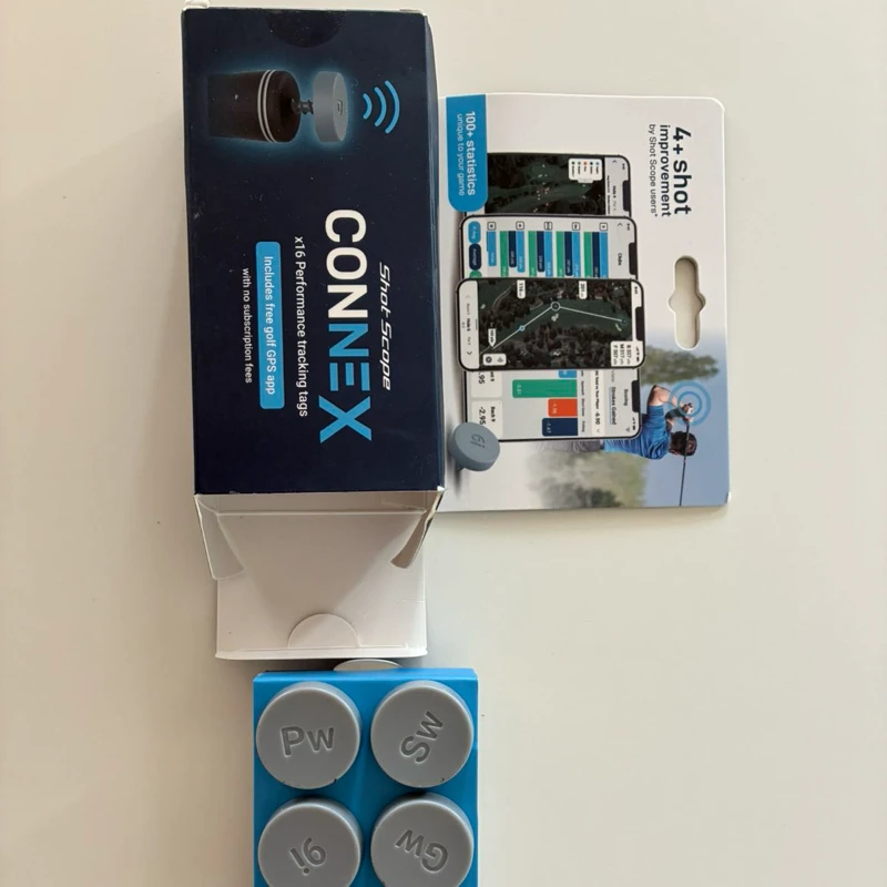 Golf shot Connex taggar för avstånd och statistik
