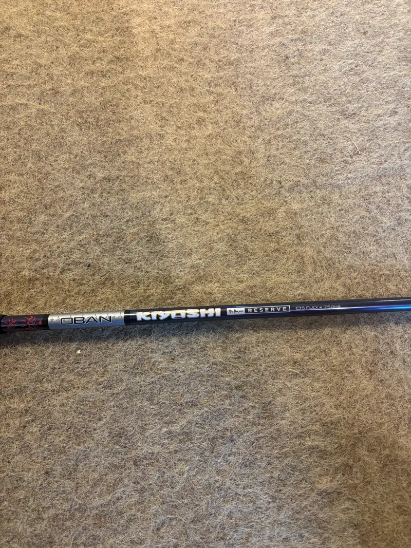 Oban kiyoshi purple tour reserve 3 wood skaft
