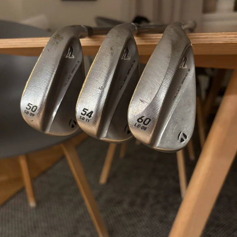 MG3 wedges 50°, 54° och 60°.