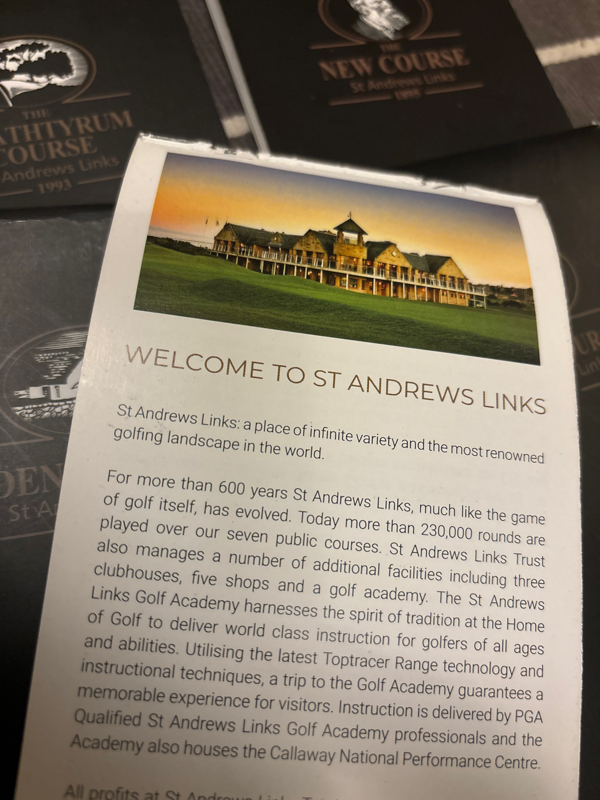 St Andrews Links banguider - 2024 thumbnail 2