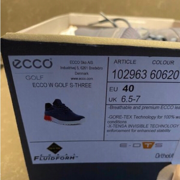 nya Ecco golfskor gortex thumbnail 2