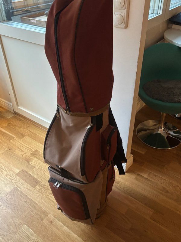 golfbag vagn - vintage thumbnail 3