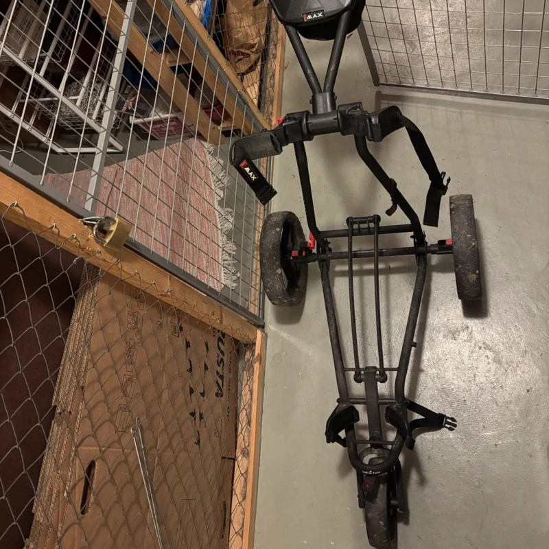 MAX 3-Wheel Foldable Golf Push Cart - Used