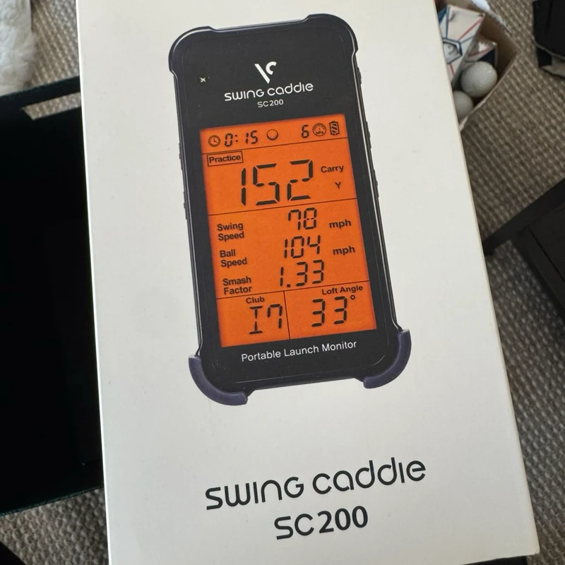 Swing Caddie SC200 Portable Golf Launch Monitor
