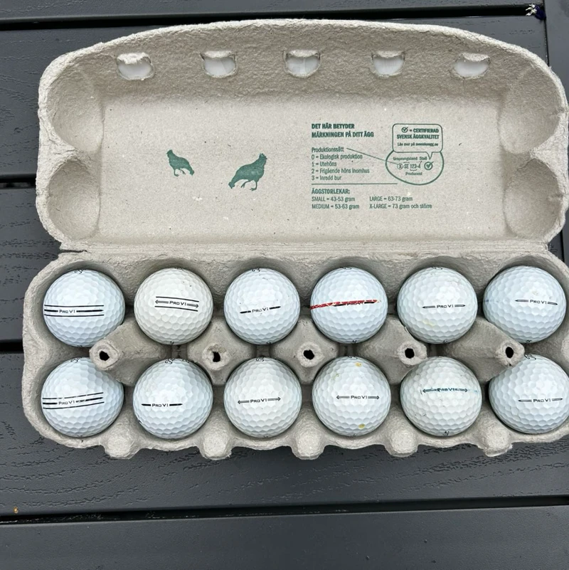 12 stycken Titleist ProV1 golfbollar