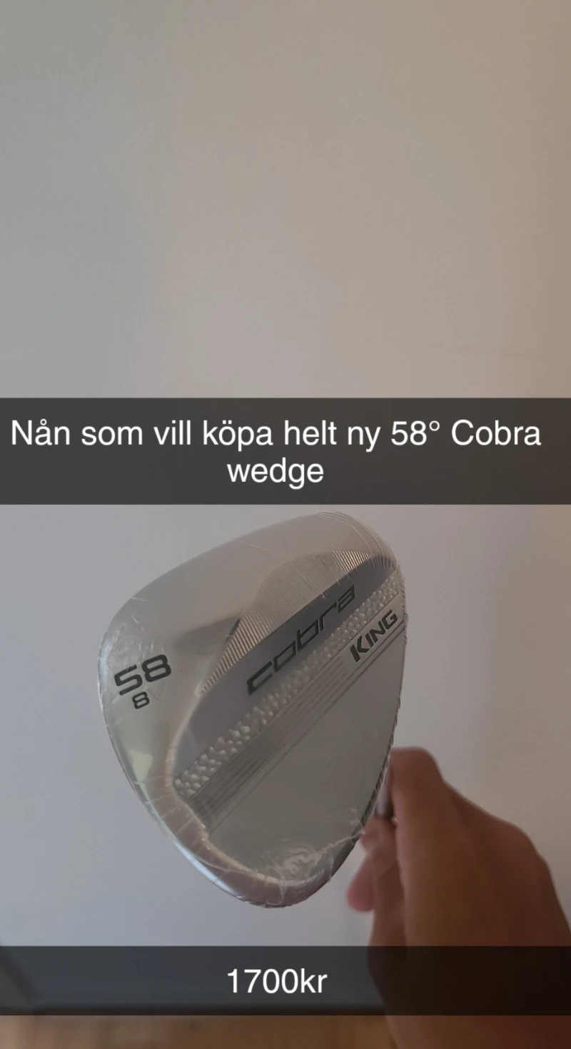 Cobra King 58° wedge