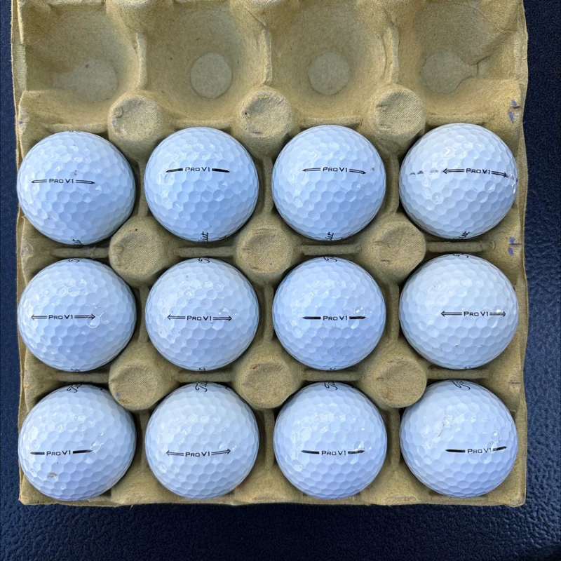 Titleist Pro V1 golfbollar 12-pack begagnade